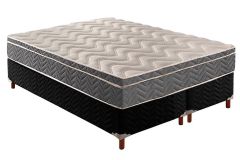 Cama Box Filhão +Colchão Ortopédico Mega Paropas