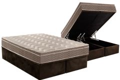 Cama Box Baú Filhão +Colchão Ortopédico Pasquale Paropas