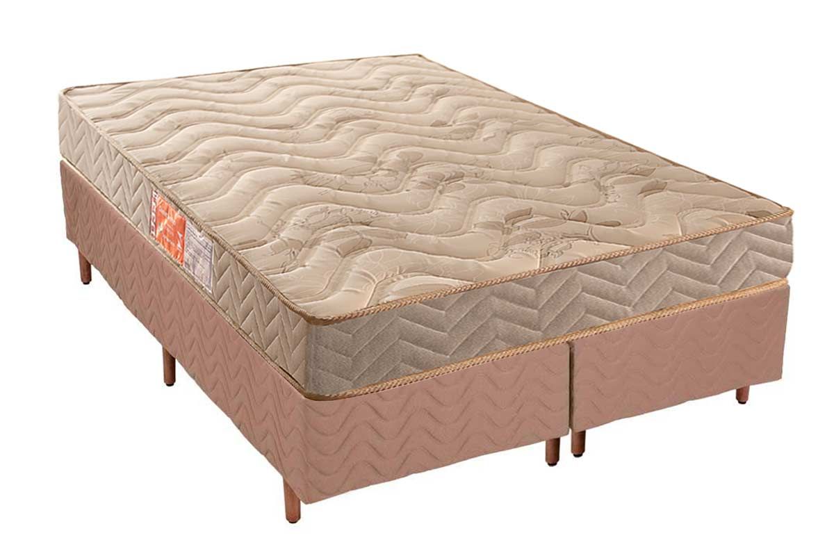Cama Box CRC +Colchão Espuma D33 Pasquale Paropas