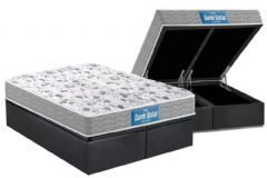 Cama Box Baú Filhão +Colchão Ortopédico Extreme Probel