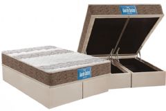 Cama Box Baú Filhão +Colchão Ortopédico Intense Probel