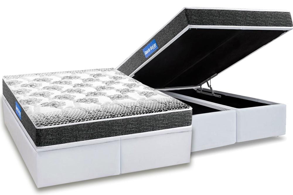 Cama Box Baú Filhão +Colchão D20 Resistente Probel