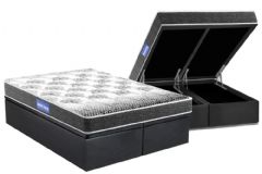 Cama Box Baú Filhão +Colchão D20 Resistente Probel