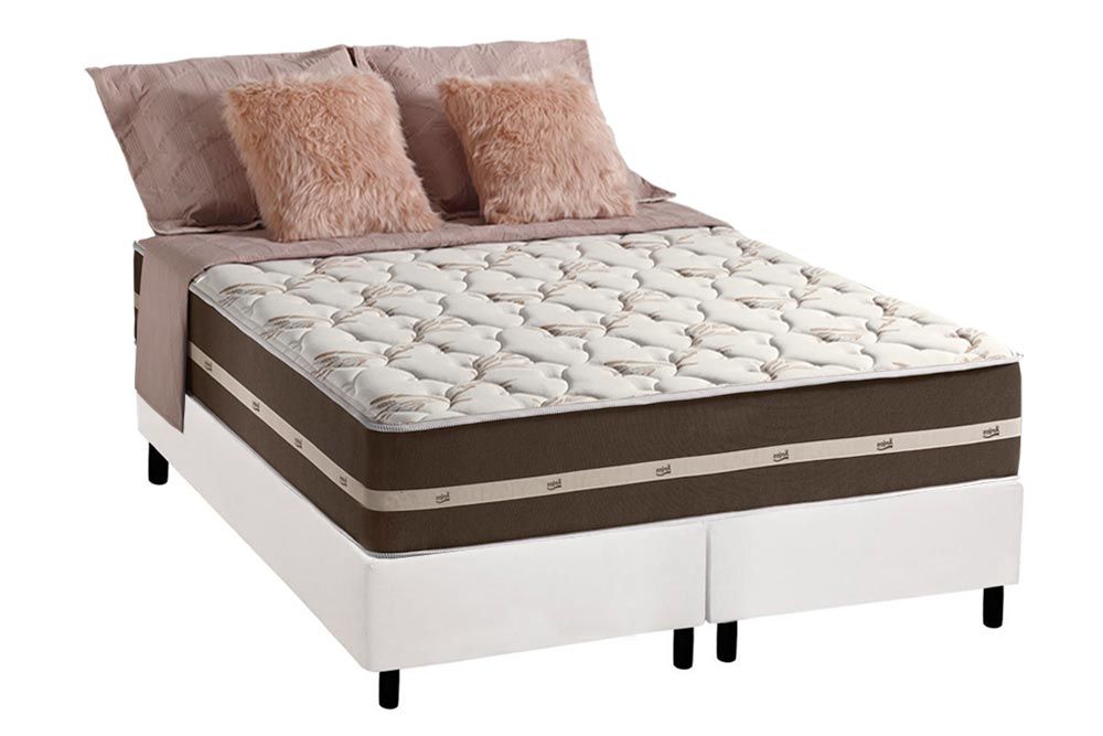 Cama Box CRC +Colchão Molas Classic Anjos