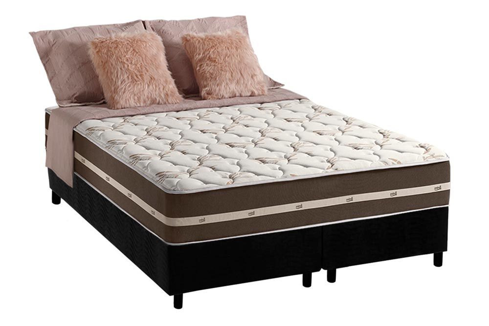 Cama Box CRC +Colchão Molas Classic Anjos