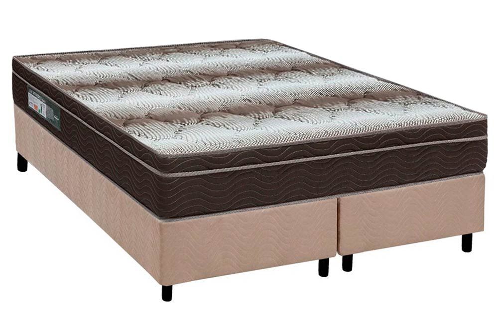 Cama Box CRC +Colchão Ortopédico Light Ortobom