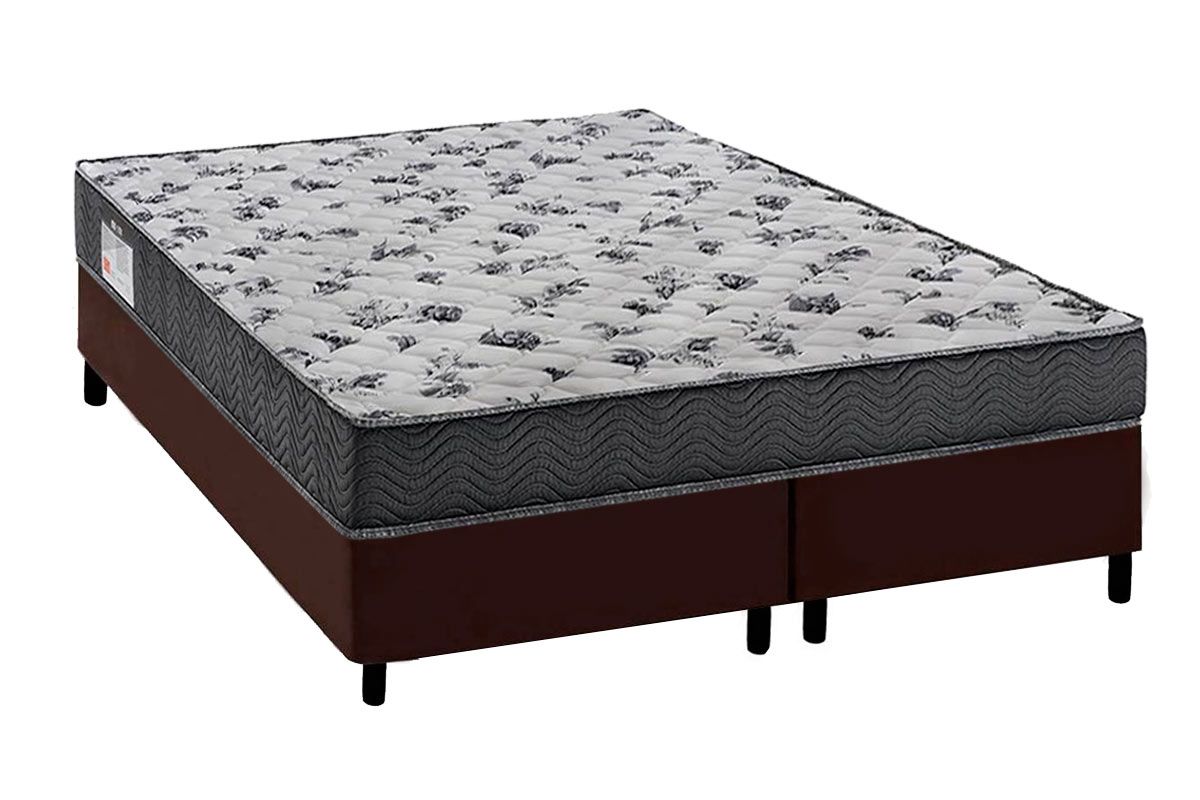 Cama Box CRC +Colchão Ortopédico ISO100 Ortobom