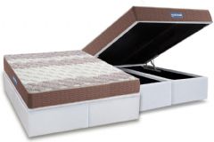 Cama Box Baú Filhão +Colchão Ortopédico Intense Probel