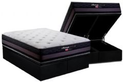 Cama Box Baú Filhão +Colchão Molas Málaga Herval