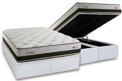Cama Box Baú Filhão +Colchão Molas Cardiff Herval