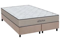 Cama Box Filhão +Colchão Espuma D45 Genova Orthoflex