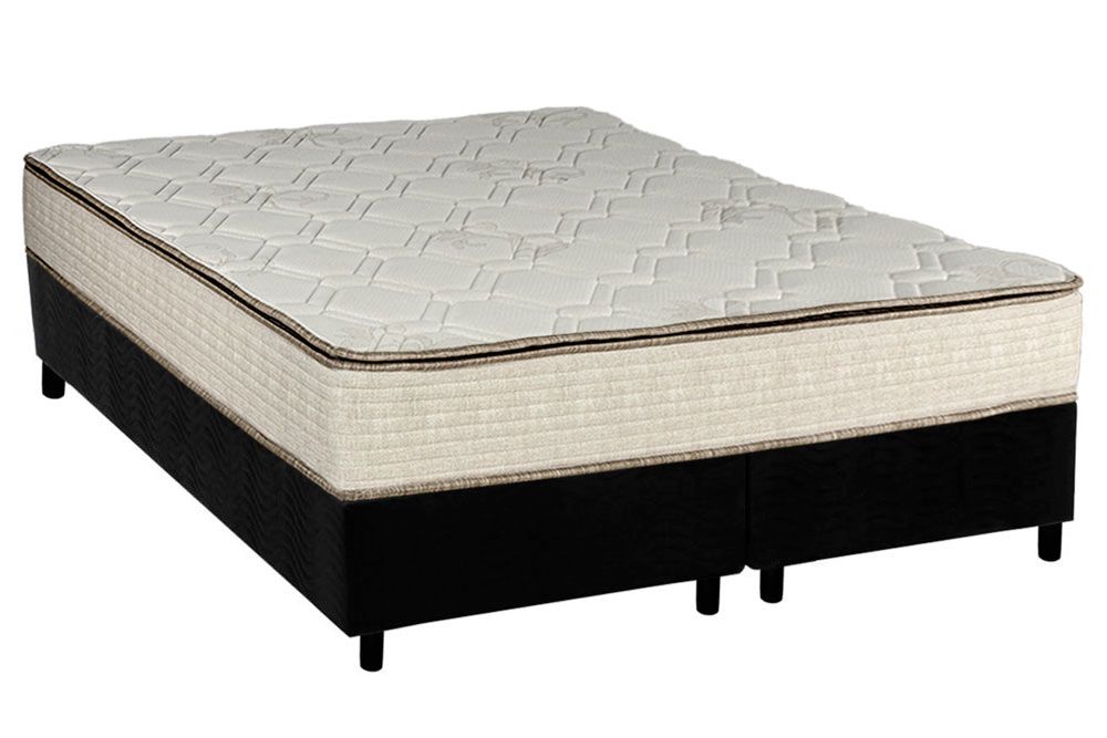 Cama Box Filhão +Colchão Molas Montreal Luckspuma
