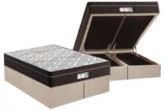 Cama Box Baú Filhão +Colchão Molas Evolution Probel