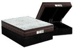 Cama Box Baú Filhão +Colchão Molas Evolution Probel