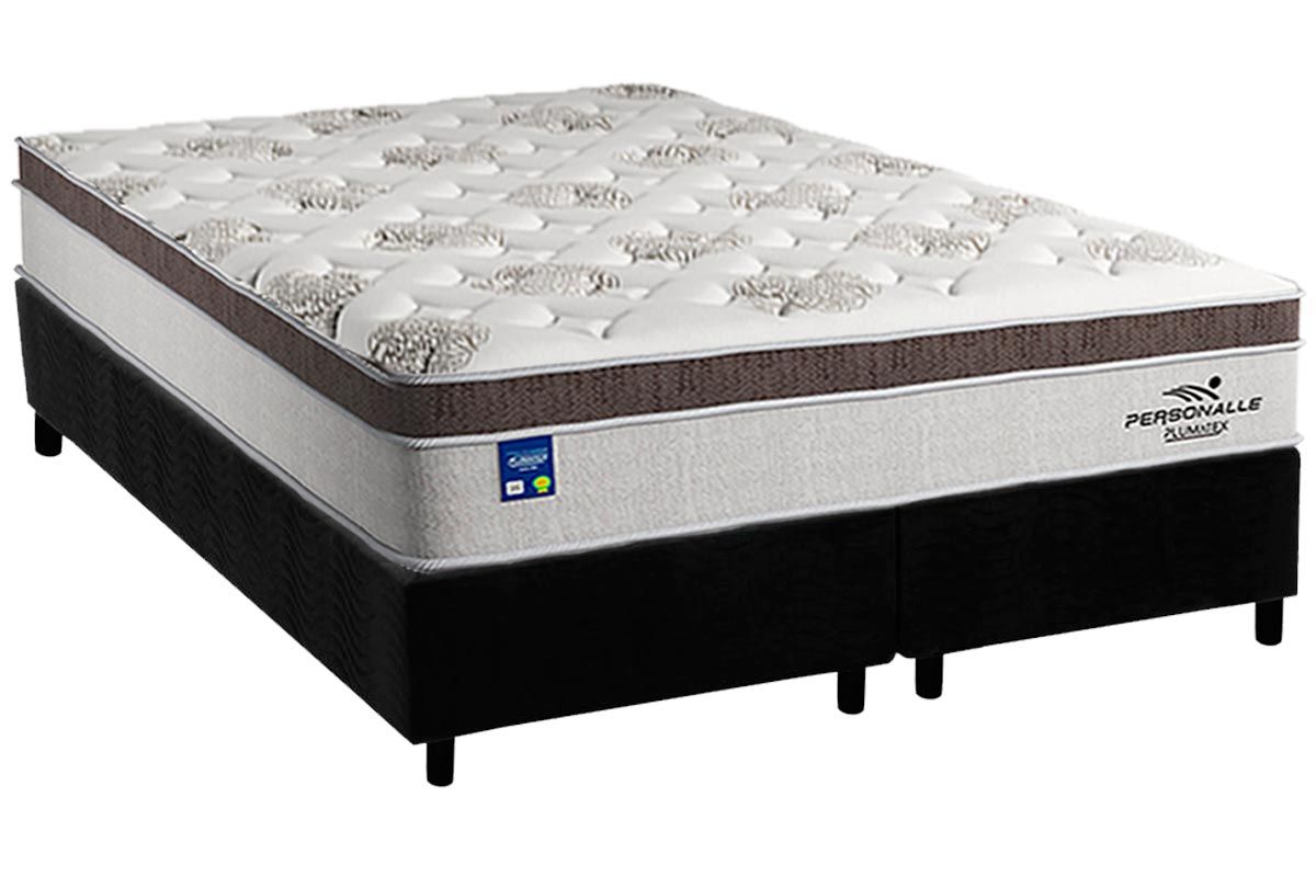 Cama Box CRC +Colchão Molas Personalle Plumatex