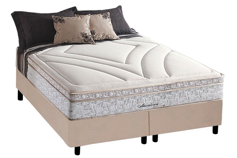 Cama Box CRC +Colchão Molas American Herval