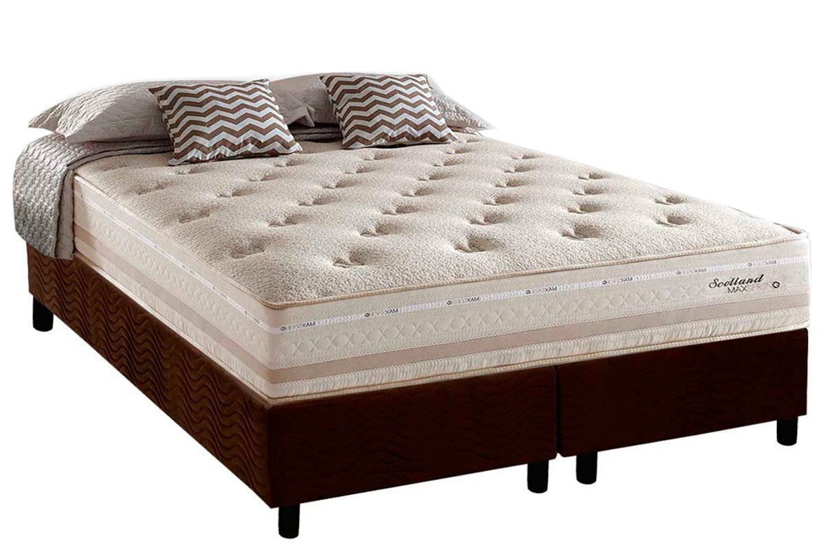 Cama Box CRC +Colchão Molas Scotland Herval