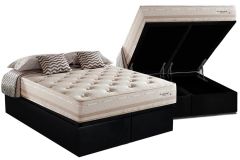 Cama Box Baú Filhão +Colchão Molas Scotland Herval