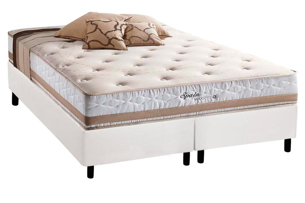 Cama Box CRC +Colchão Molas Spain Herval