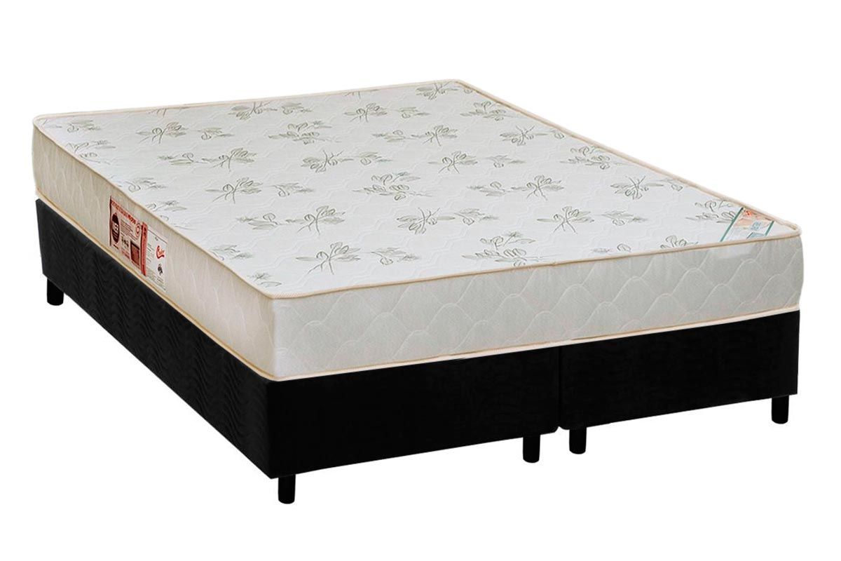 Cama Box CRC +Colchão D33 Sleep Max Relax Castor