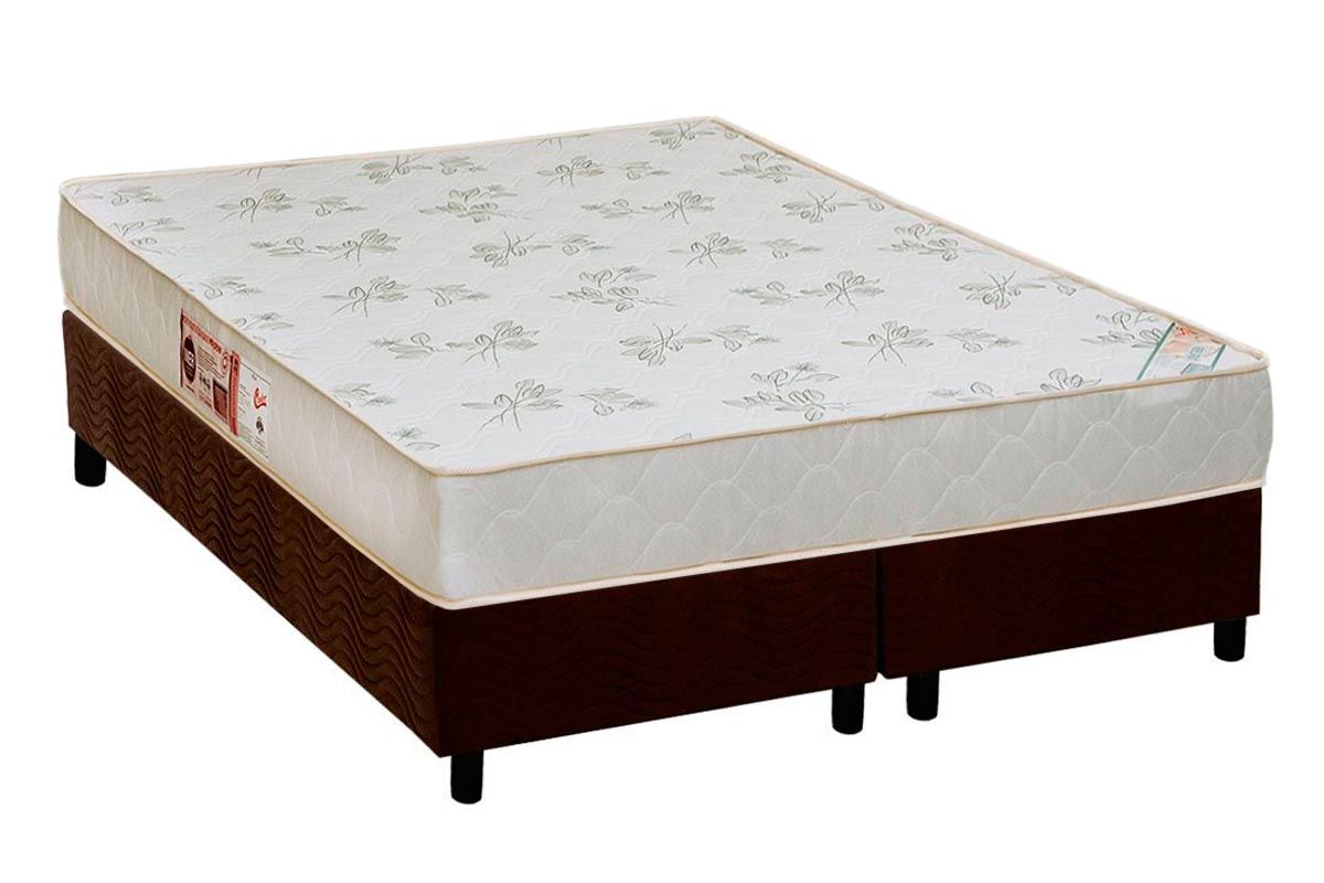 Cama Box CRC +Colchão D33 Sleep Max Relax Castor