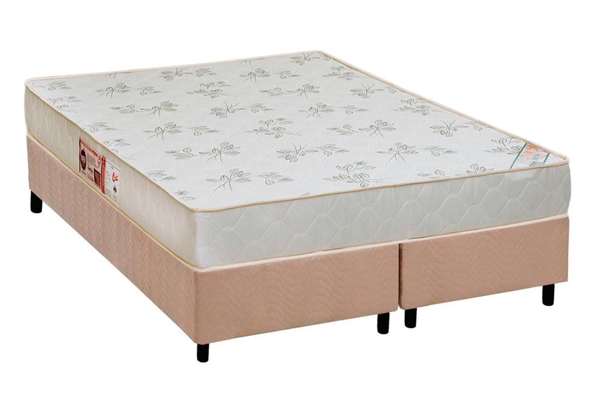 Cama Box CRC +Colchão D33 Sleep Max Relax Castor
