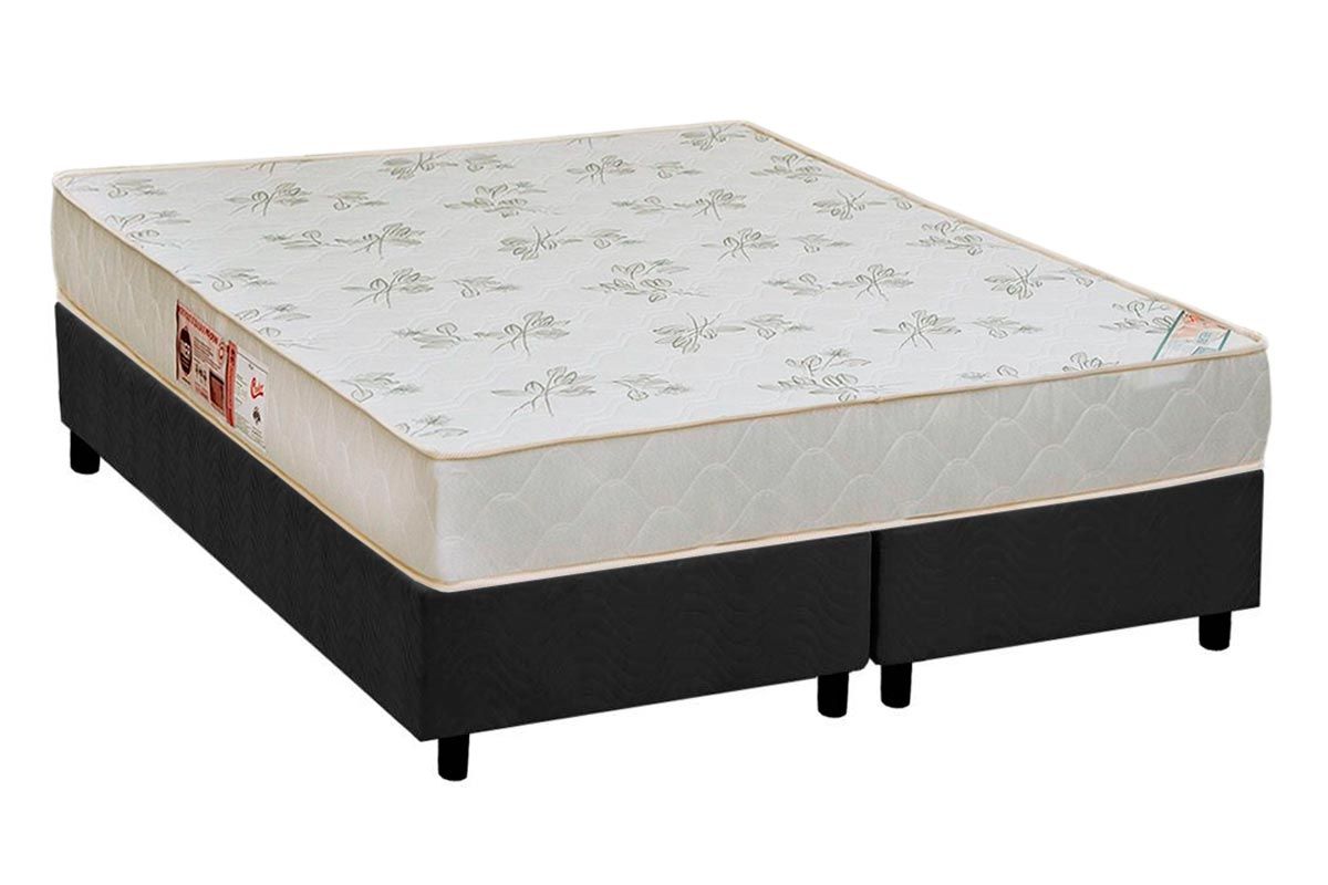 Cama Box CRC +Colchão D33 Sleep Max Relax Castor