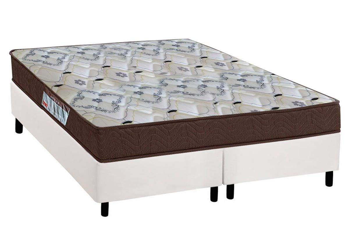 Cama Box CRC +Colchão Ortopédico ISO150 Ortobom