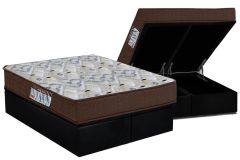 Cama Box Baú Filhão +Colchão Ortopédico ISO150 Ortobom