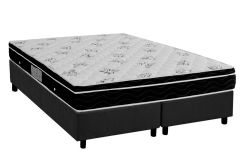 Cama Box Filhão +Colchão Molas Physical Ortobom