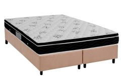 Cama Box Filhão +Colchão Molas Physical Ortobom