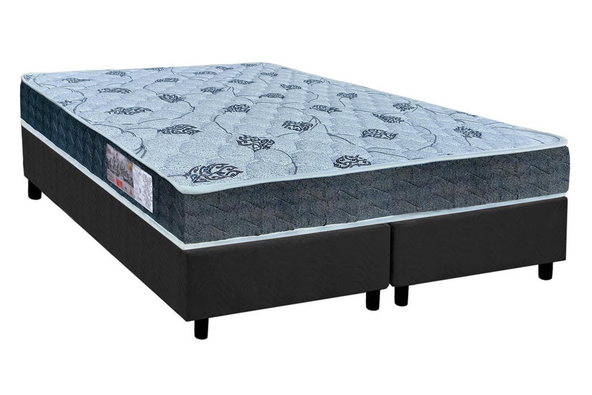 Cama Box CRC +Colchão Ortopédico Cecina Orthoflex