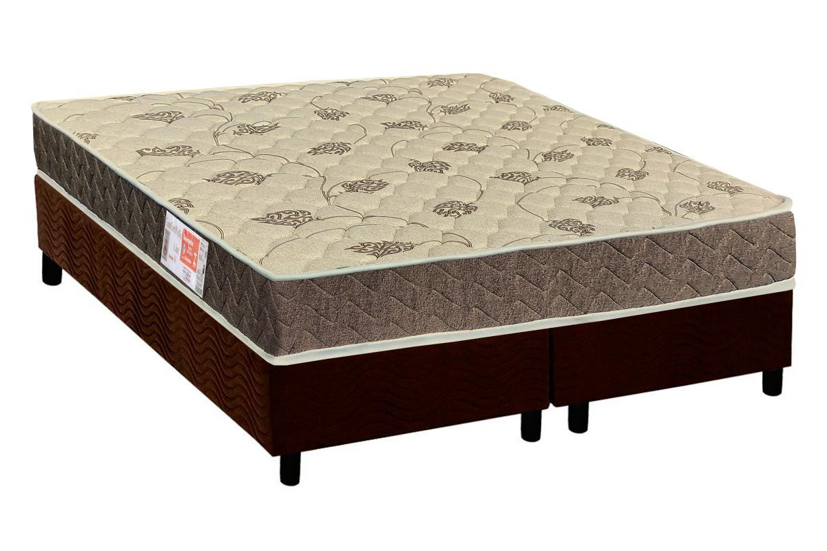 Cama Box CRC +Colchão D33 Comfortpedic Orthoflex