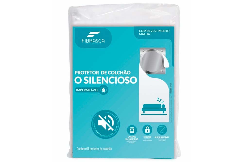 Protetor Colchão King Fibrasca Silencioso Impermeável 193cm