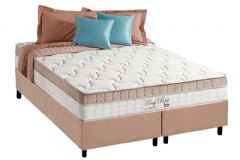 Cama Box Filhão +Colchão Molas King Best Anjos