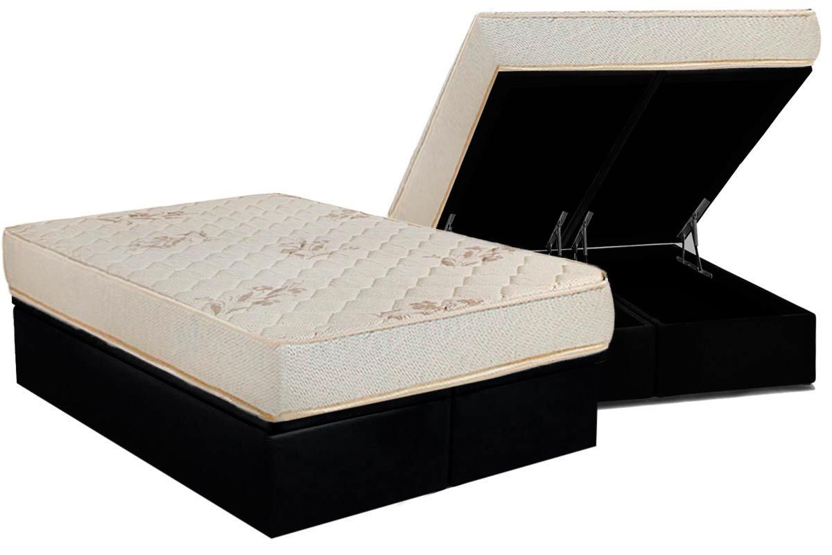 Cama Box Baú Filhão +Colchão D33 Supreme Luckspuma
