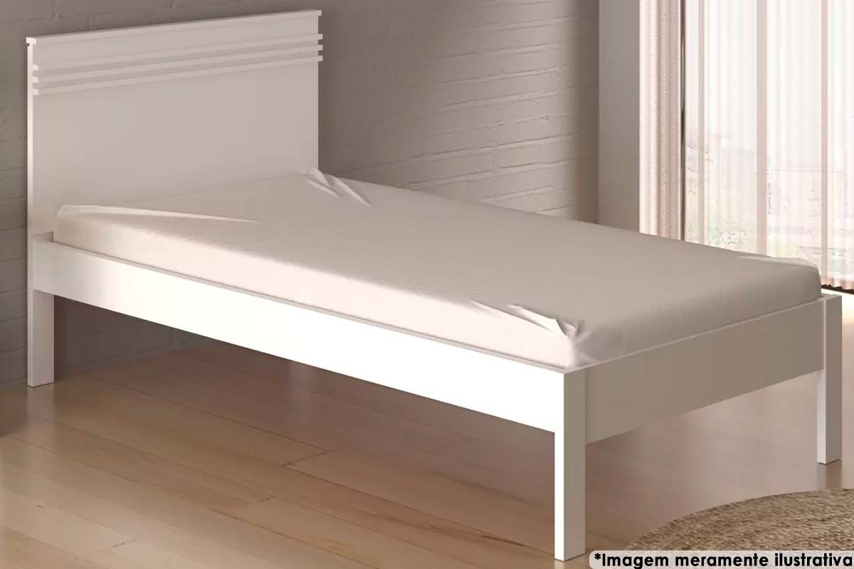 Cama Solteiro CM8010 Tecno Mobili