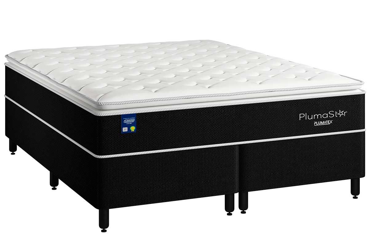 Colchão King Molas Ensacadas Plumatex Plumastar 193x203x33