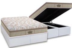 Cama Box Baú Filhão +Colchão Ortopédico Extreme Probel