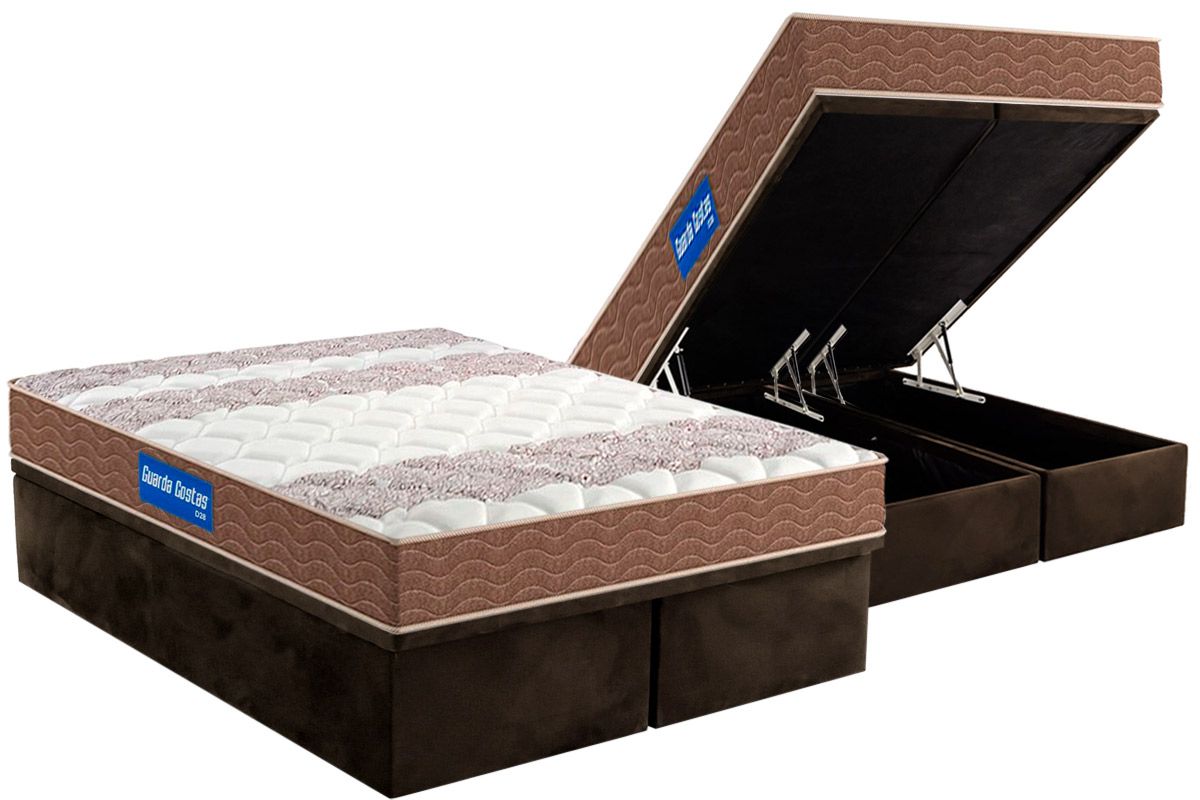 Cama Box Baú CRC +Colchão D28 Guarda Costas Probel