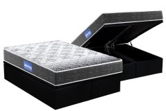 Cama Box Baú Filhão +Colchão Espuma D23 Super Probel