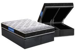 Cama Box Baú Filhão +Colchão Espuma D23 Super Probel