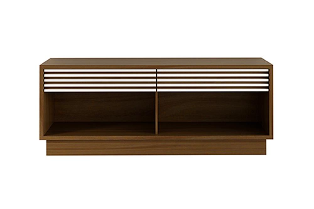 Rack Bancada p/ TV até 42 Pol RA2003 c/2 Gavetas e 2 Nichos 150cm Tecno Mobili