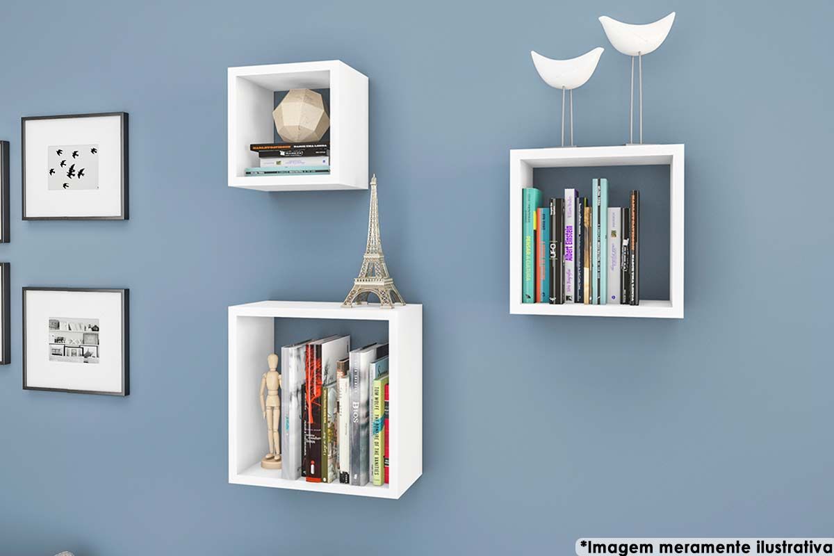 Cubo de Quarto Nicho Triplo AM 3078 - Movelbento