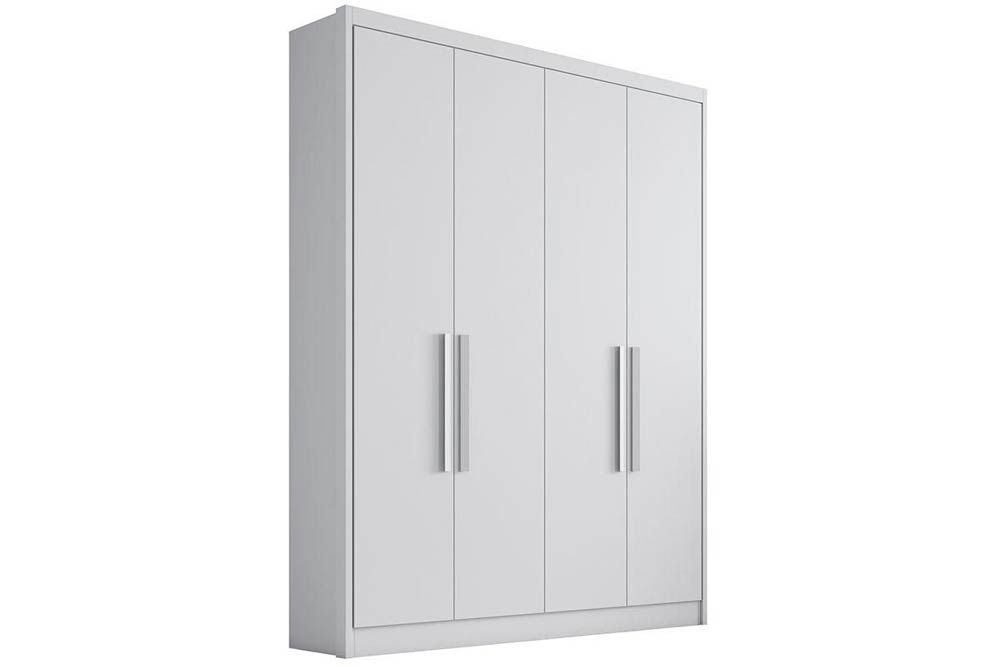 Guarda Roupa Solteiro 4 Portas Moderni Canela c/Fendi N. Horizonte