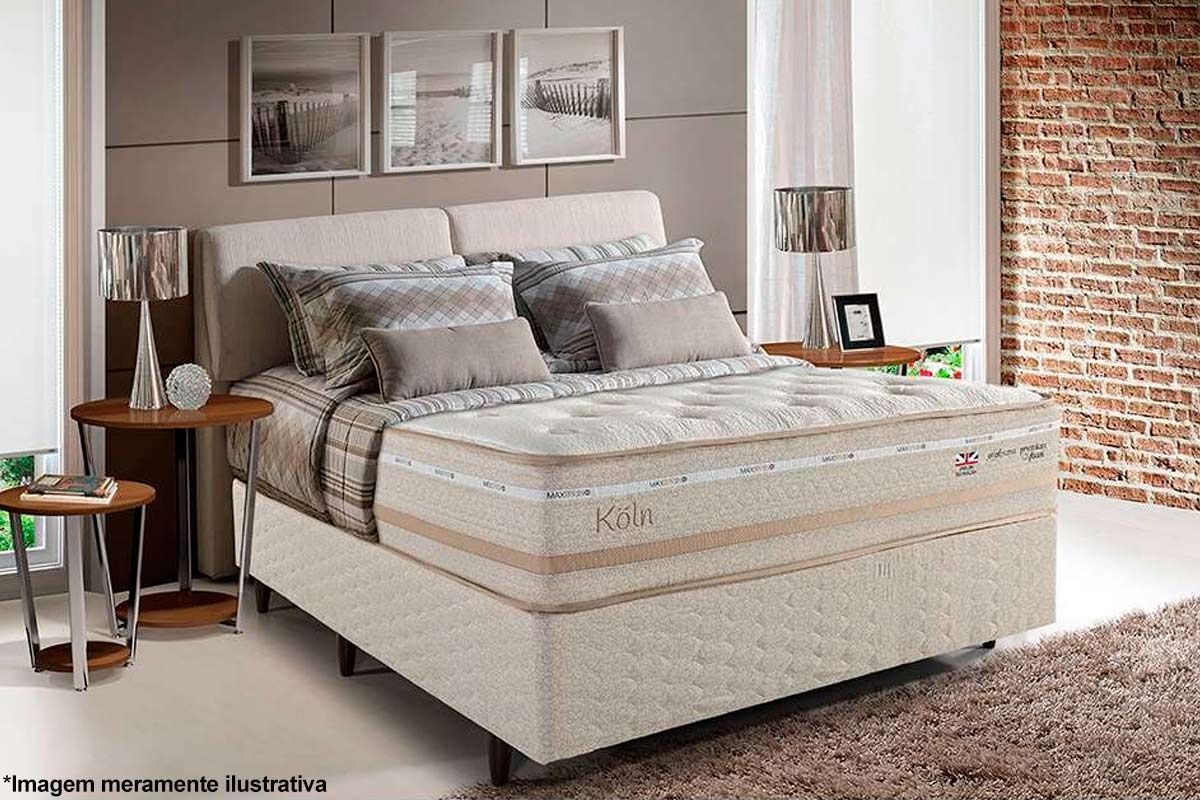 Colchão Solteirão Molas Maxspring Herval Koln 96x203x33