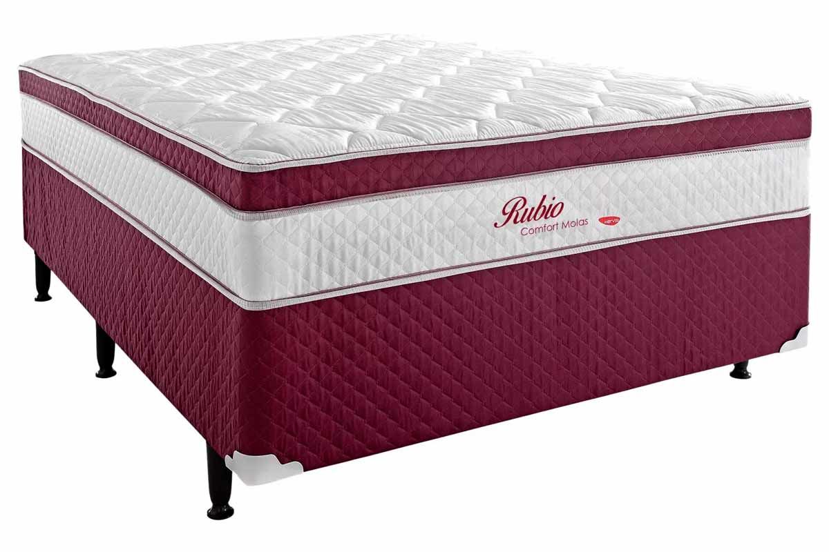 Cama Box Conjugado c/Colchão Bonnel Rubio Herval
