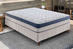Cama Box Conjugado c/Colchão Sublime White Paropas