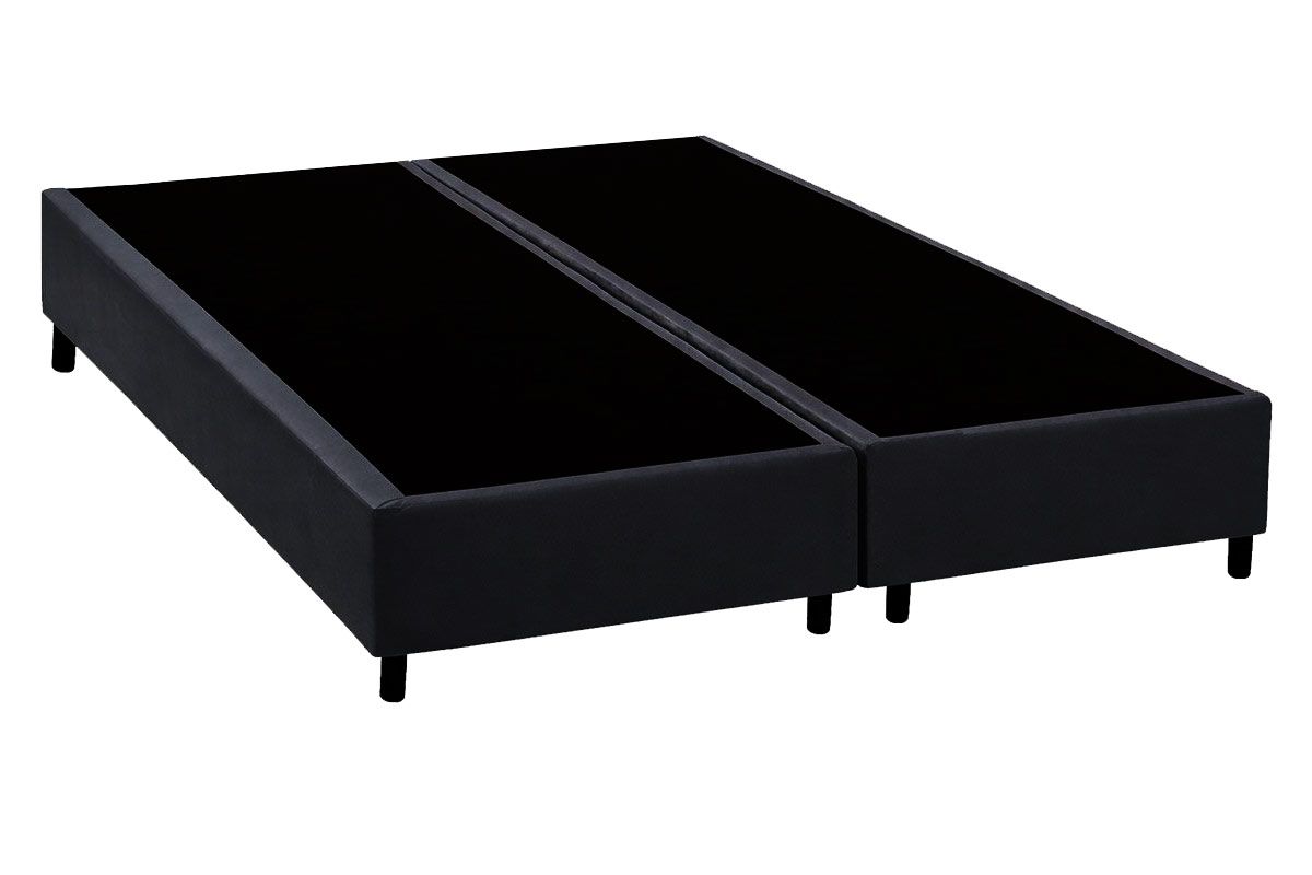 Cama Box Solteiro Filhão Corano Black 78x188x20