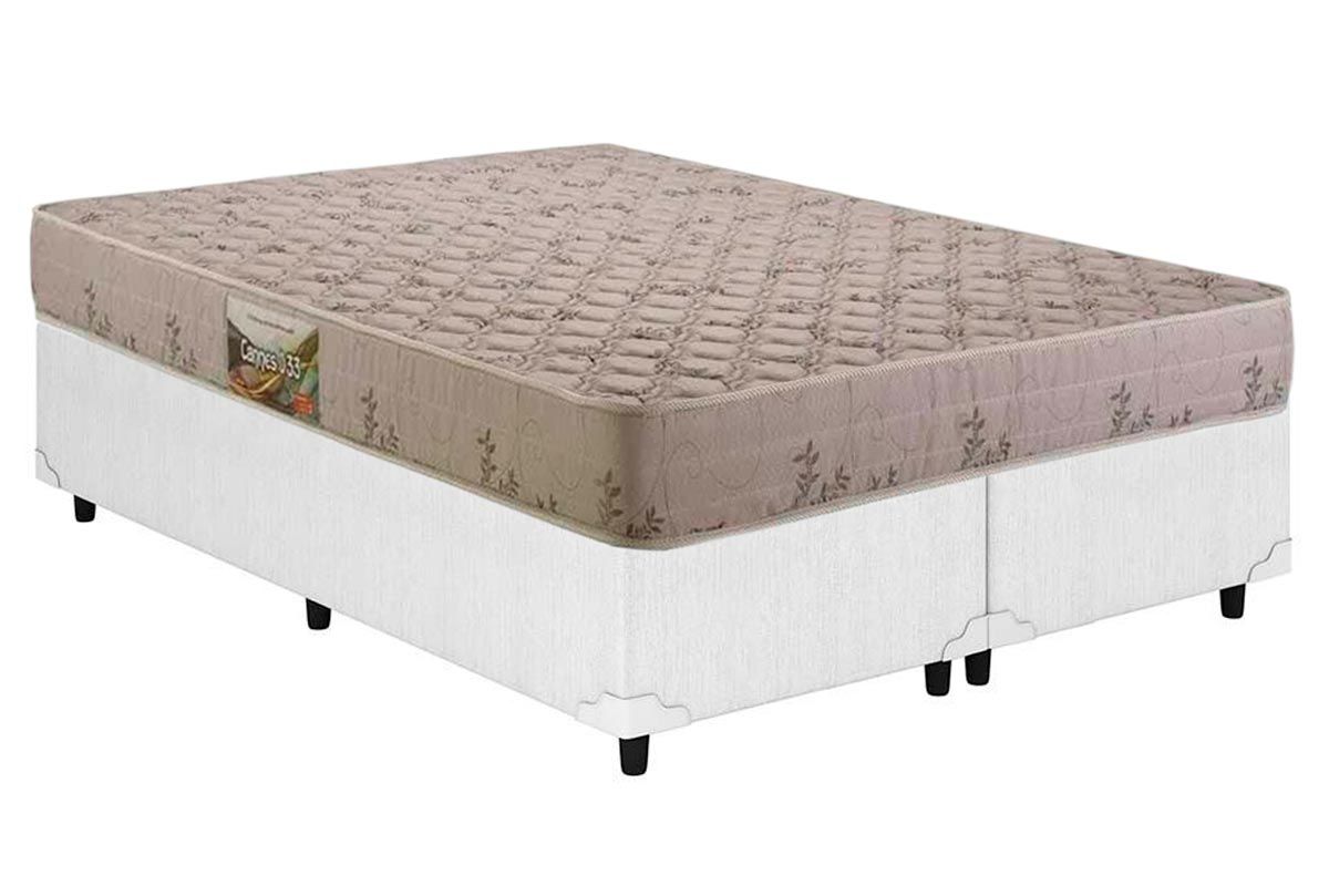 Cama Box CRC +Colchão Espuma D33 Cannes Herval